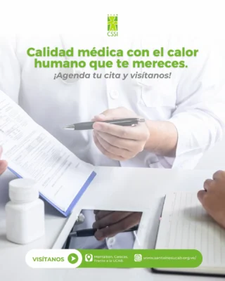¡Tu bienestar merece lo mejor!

En el Centro de Salud Santa Inés, te garantizamos calidad médica con el calor humano que mereces. 

🗓️ ¿Listo para tu chequeo? Agenda tu cita ahora.

Estamos para servir.