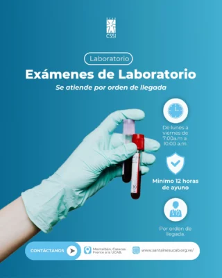 #InformaciónImportante

A nuestros pacientes les recordamos que el servicio de Laboratorio se atienden por orden de llegada.

👉 A partir de las 7:00 am y se recibe la muestra hasta las 10:00 am.

Estamos para servir.